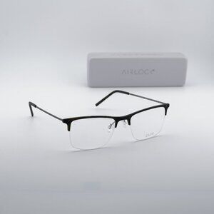 AIRLOCK 2004 002 Eyeglasses Black/Olive 53mm Rectangle Frame